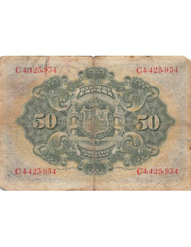 Espagne 50 pesetas 1906