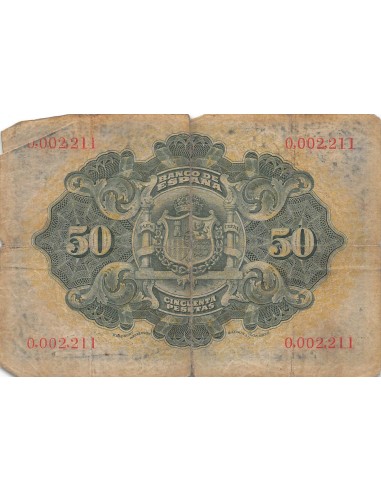 Espagne 50 pesetas 1906