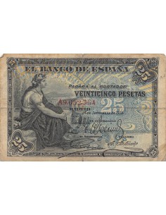 Espagne 25 pesetas 1906