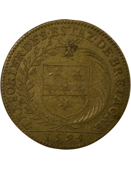 Jean Loriot Trésorier des Etats de Bretagne Laiton