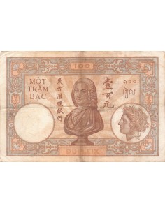 Indo-Chine Fr. 100 piastres 1936 2