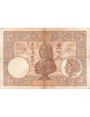 Indo-Chine Fr. 100 piastres 1936