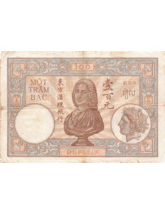 Indo-Chine Fr. 100 piastres 1936 2