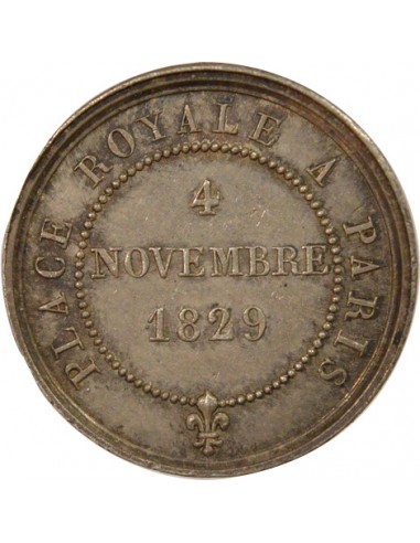 Louis XIII Statue de Louis XIII quinaire Argent 1829