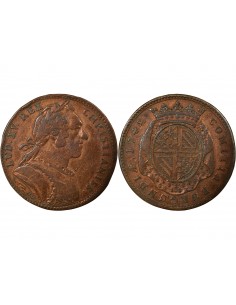 Louis XV Etats de Bourgogne Jeton Cuivre 1749