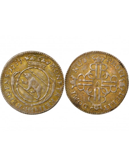 Berne 10 kreuzer Argent 1759