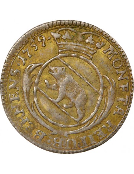 Berne 10 kreuzer Argent 1759