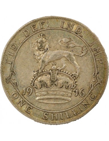 Empereur des Indes 1er Type 1 shilling Argent 1916