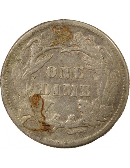 USA Seated Liberty Dime Argent 1889 Philadelphie