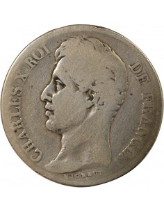 Charles X 2 francs Argent 1829 W Lille 2