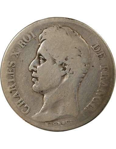 Charles X 2 francs Argent 1829 W Lille