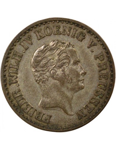 Etats Allemands (Prusse) Frédéric-Guillaume IV 1 groschen Billon 1849 A Berlin