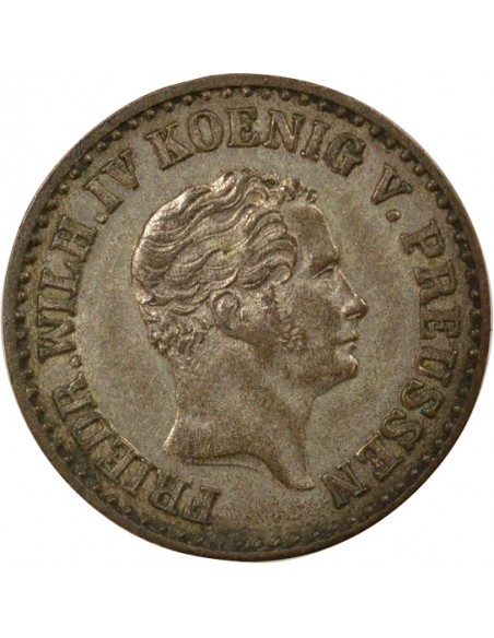 Etats Allemands (Prusse) Frédéric-Guillaume IV 1 groschen Billon 1849 A Berlin