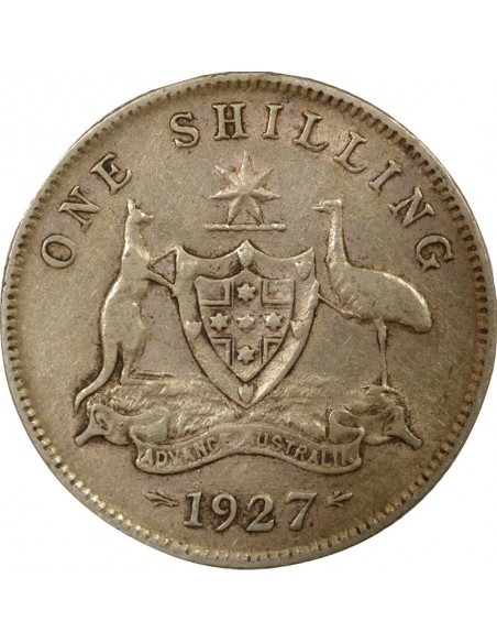 Empereur des Indes 1 shilling Argent 1927 Londres