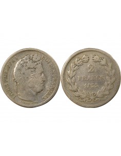 Louis-Philippe Ier 2 francs Argent 1833 W Lille