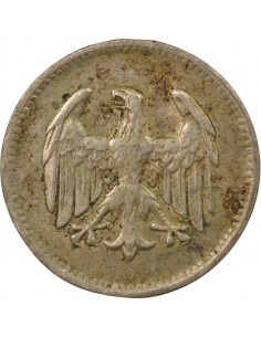 Allemagne 1 mark Argent 1924 J Hambourg 2