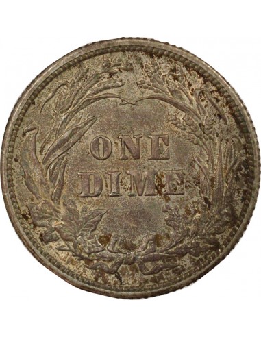 USA Barber Dime Dime Argent 1912 Philadelphie