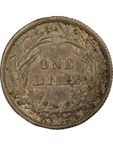 USA Barber Dime Dime Argent 1912 Philadelphie