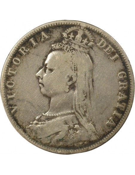 Reine Effigie du Jubilé 1 couronne Argent 1889
