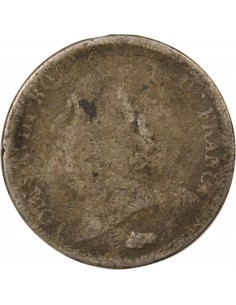 Louis XVIII Tête nue 1/2 franc Argent 1822 A - Paris 2
