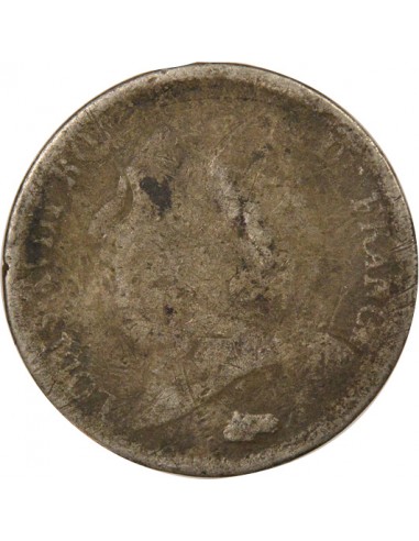 Louis XVIII Tête nue 1/2 franc Argent 1822 A - Paris