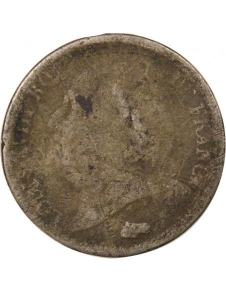 Louis XVIII Tête nue 1/2 franc Argent 1822 A - Paris