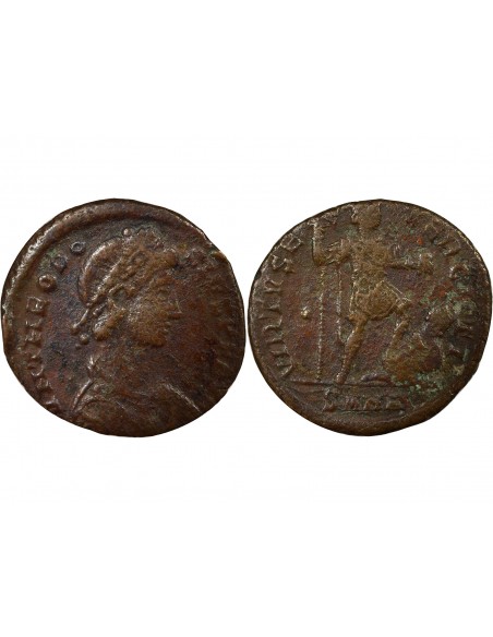 Rome Empire Virtus Nummus Bronze 383-388 Nicomédie