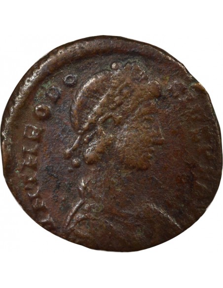 Rome Empire Virtus Nummus Bronze 383-388 Nicomédie