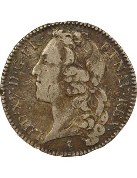 Louis XV Au Bandeau Ecu au bandeau Argent 1746 W Lille