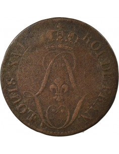 Guyane Française Louis XVIII 10 cents Billon 1818 A Paris 2