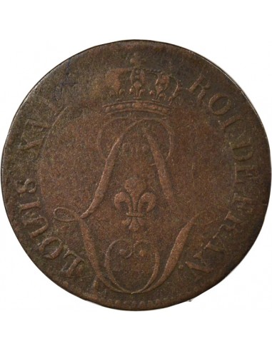 Guyane Française Louis XVIII 10 cents Billon 1818 A Paris