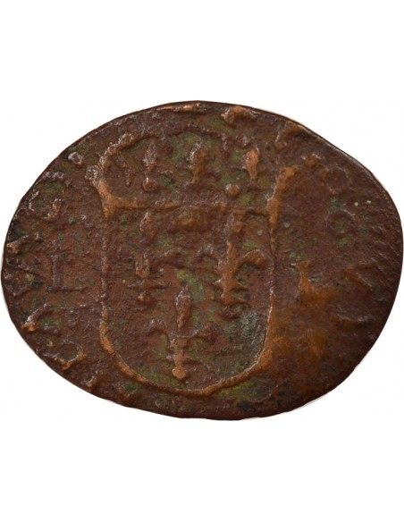 François Ier Double Tournois Billon 1515-1547 Grenoble