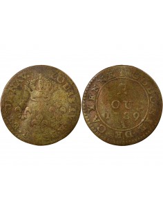 Guyane Française Louis XVI 2 sous Billon 1789 A Paris