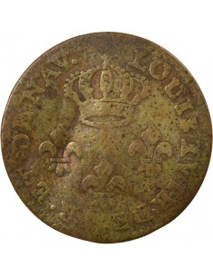 Guyane Française Louis XVI 2 sous Billon 1789 A Paris 2