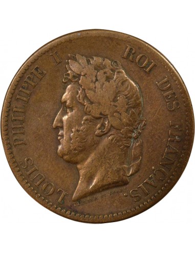 Guyane Française Louis-Philippe Ier 5 Centimes Bronze 1839 A Paris