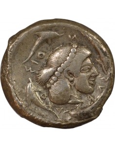 Grèce (Syracuse) Hiéron I Tétradrachme Argent 475-470 Av JC Syracuse 2