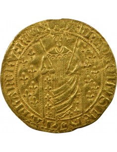 Charles VII 1ere Emission Royal d'or Or 1429 -1461 Montélimar 2