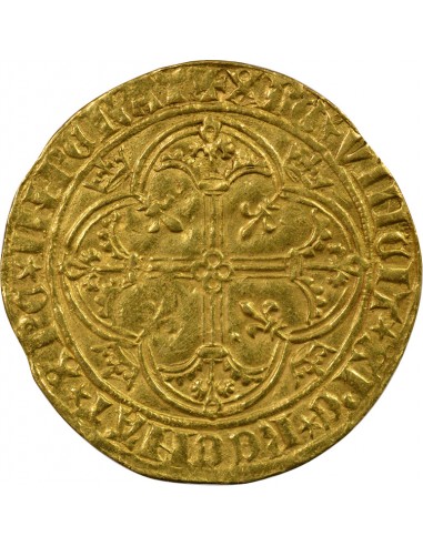 Charles VII 1ere Emission Royal d'or Or 1429 -1461 Montélimar
