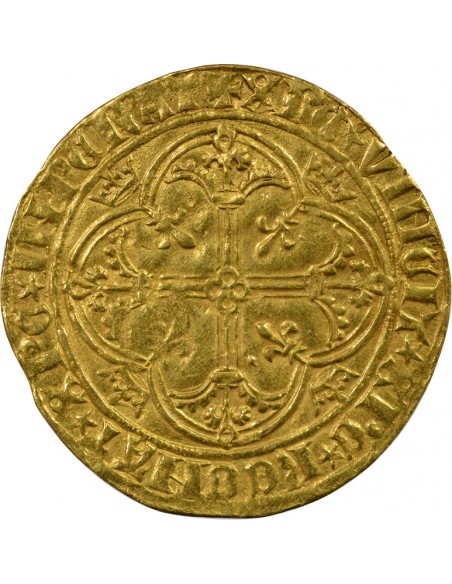 Charles VII 1ere Emission Royal d'or Or 1429 -1461 Montélimar
