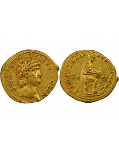Rome Empire Néron Roma Auréus Or 63-64 R Rome