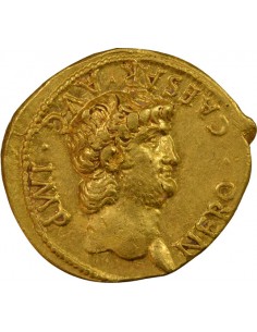Rome Empire Néron Roma Auréus Or 63-64 R Rome 2