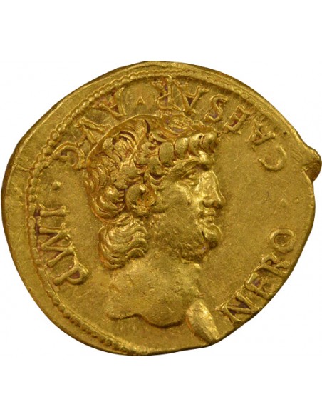 Rome Empire Néron Roma Auréus Or 63-64 R Rome