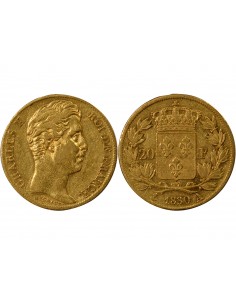Charles X 5 Feuilles 20 Francs Or 1830 A Paris