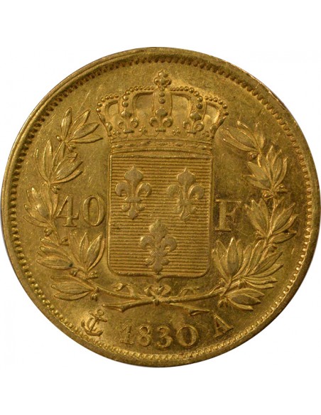 Charles X 40 Francs Or 1830 A Paris