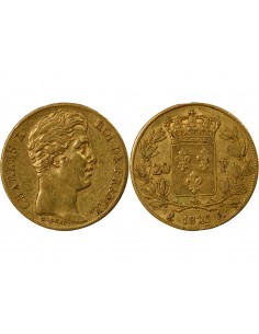 Charles X 4 1/2 Feuilles 20 Francs Or 1825 A Paris