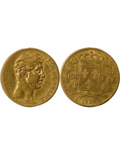 Charles X 4 1/2 Feuilles 20 Francs Or 1830 A Paris