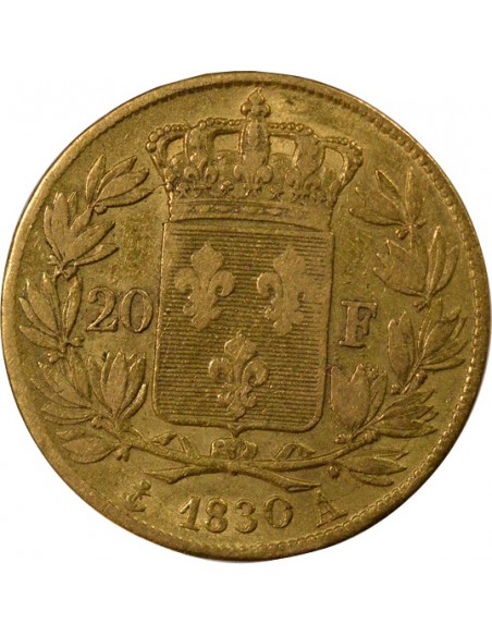 Charles X 4 1/2 Feuilles 20 Francs Or 1830 A Paris