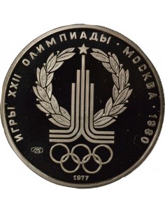 Russie JO Moscou 150 roubles Platine 1977 Saint-Petersbourg 2