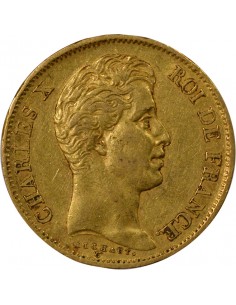 Charles X 40 Francs Or 1830 A Paris 2
