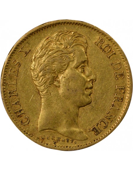 Charles X 40 Francs Or 1830 A Paris